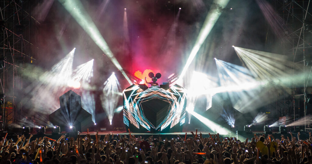 Foto di Deadmau5 all'edizione 2012 del Kappa FuturFestival
